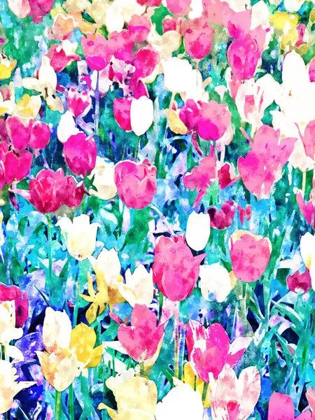 Photocircle Photocircle Poster / Leinwandbild - Meadow in Bloom – Produktbild 1 von 4