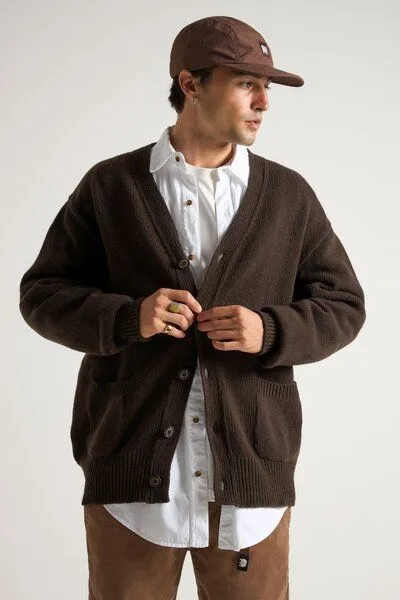 Trendsplant Trendsplant Relleu Cardigan Chocolate, Braun, – Produktbild 1 von 4
