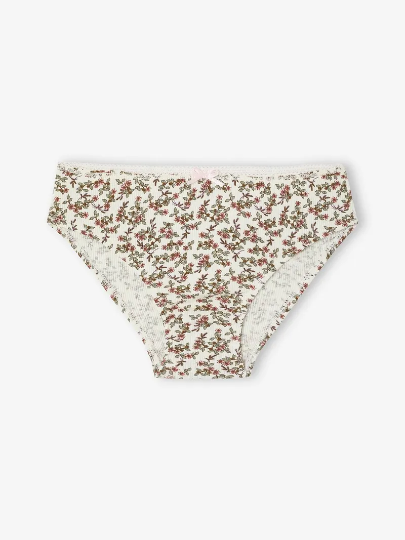 Vertbaudet 5er-Pack Slips Mädchen, Beige, – Produktbild 3 von 4