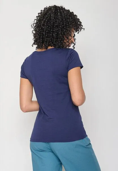 GreenBomb GREENBOMB Nature Lighthouse Loves - Sportliches T-Shirt aus Bio-Baumwolle / hochwertiger Print / GOTS / Fair & Vegan, Blau (marineblau), – Produktbild 3 von 4