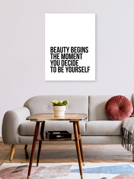 Photocircle Photocircle Poster / Leinwandbild - Be Yourself No7 – Produktbild 2 von 4
