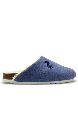 thies thies Damen vegan Clog Biologisch Bio Vegan Marino Blau – Produktbild 1 von 1