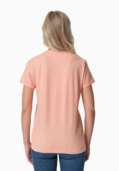 ORGANICATION ORGANICATION TENNUR | Basic T-Shirt aus Bio-Baumwolle, Peach, – Produktbild 4 von 4
