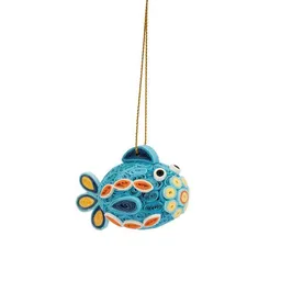 El Puente El Puente Deko-Anhänger "Fisch" | Fair Trade & Handmade aus Vietnam – Produktbild 1 von 1