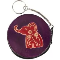 El Puente El Puente Geldbörse "Elefant" | Fair Trade & Handmade aus Indien, Rosa, – Produktbild 1 von 1