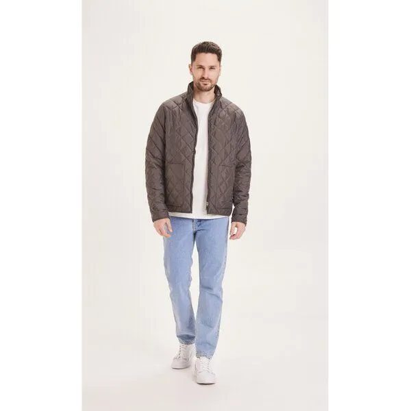 KnowledgeCotton Apparel KnowledgeCotton Apparel Wendbare Jacke FJORD aus recyceltem Polyester, Grau (phantom), – Produktbild 1 von 2