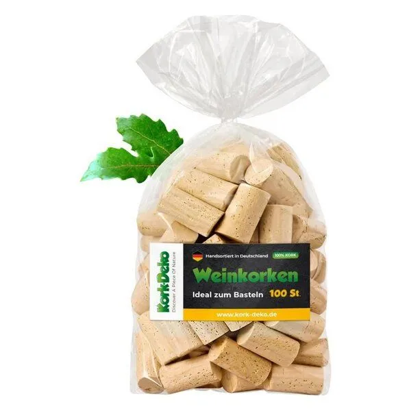 Kork-Deko Kork-Deko 100 Stück neue Weinkorken (Wein-Korken) – Produktbild 5 von 7