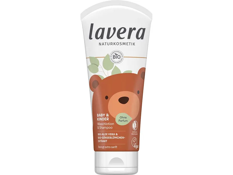 lavera lavera Baby- & Kinder-Waschlotion & -Shampoo sensitiv – Produktbild 1 von 2