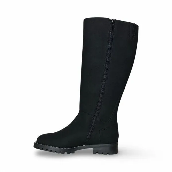 Nae Vegan Shoes Nae Vegan Shoes NAE | Irem Vegane Stiefel bis zum Knie – Schlanker Komfort in schwarzem Wildleder, Schwarz, – Produktbild 3 von 4