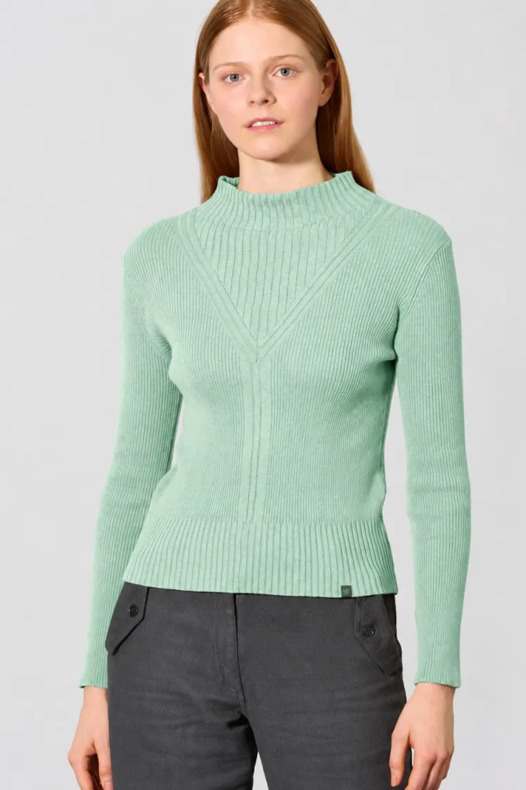 HempAge Hempage Damen vegan Pullover In Menta Grün, Grün, – Produktbild 2 von 2