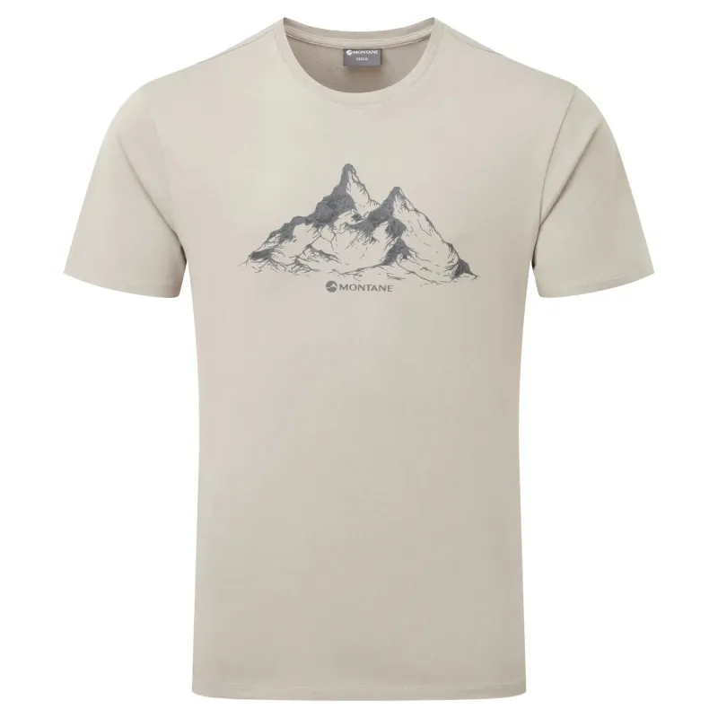 Montane T-Shirt Montane Dual Mountain, Beige, – Produktbild 1 von 1