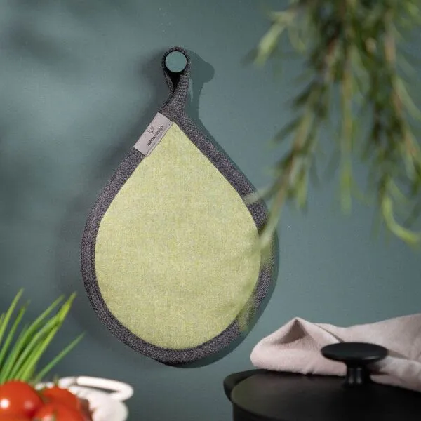 nahtur-design nahtur-design Topflappen aus 100 % Schurwolle, Gruen_02 (grün), – Produktbild 5 von 5