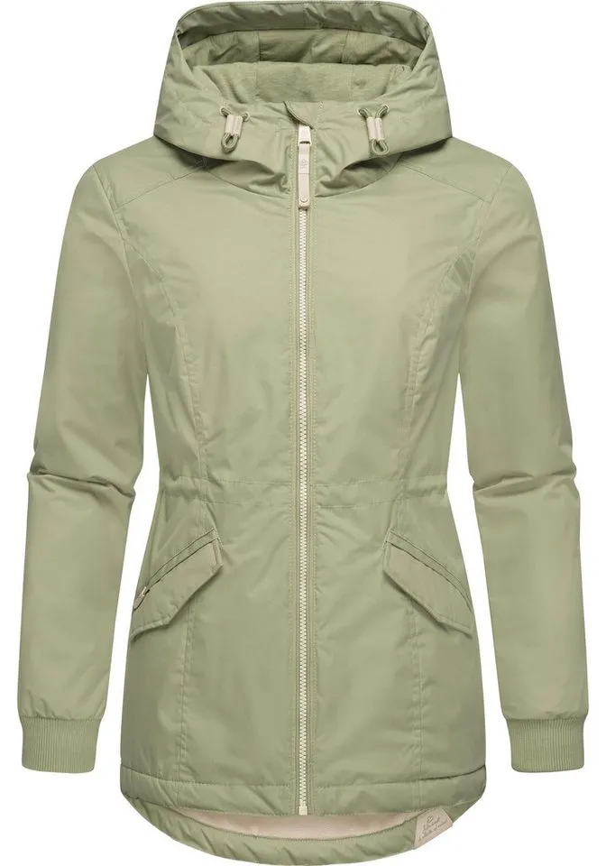 ragwear ragwear Winterjacke Dowey Warm (1-St) Wasserdichte weiche Damen Jacke für den Winter, Grün, – Produktbild 2 von 5