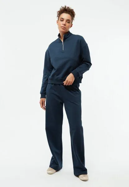 Givn Berlin Givn Berlin Zip Sweater GBMAGDA aus Bio-Baumwolle, Midnight blue, – Produktbild 2 von 4