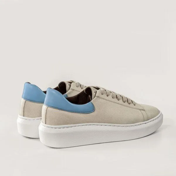 AGAZI AGAZI EMMA - apple leather sneakers, Sky blue, – Produktbild 3 von 3
