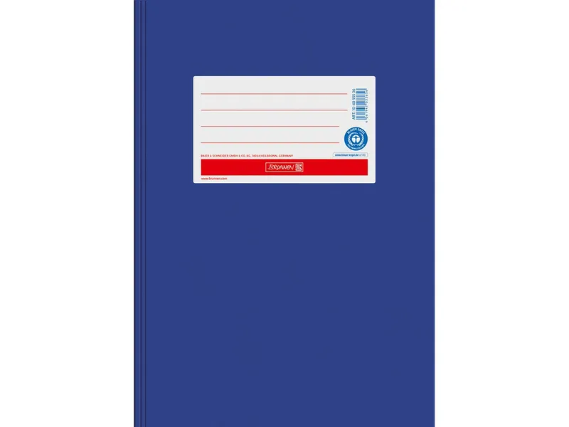 BRUNNEN BRUNNEN Heftumschlag aus Papier DIN A5, Enzian, – Produktbild 1 von 1