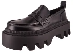 Buffalo Buffalo 1622355 Flora Loafer Vegan Black Slipper – Produktbild 1 von 1