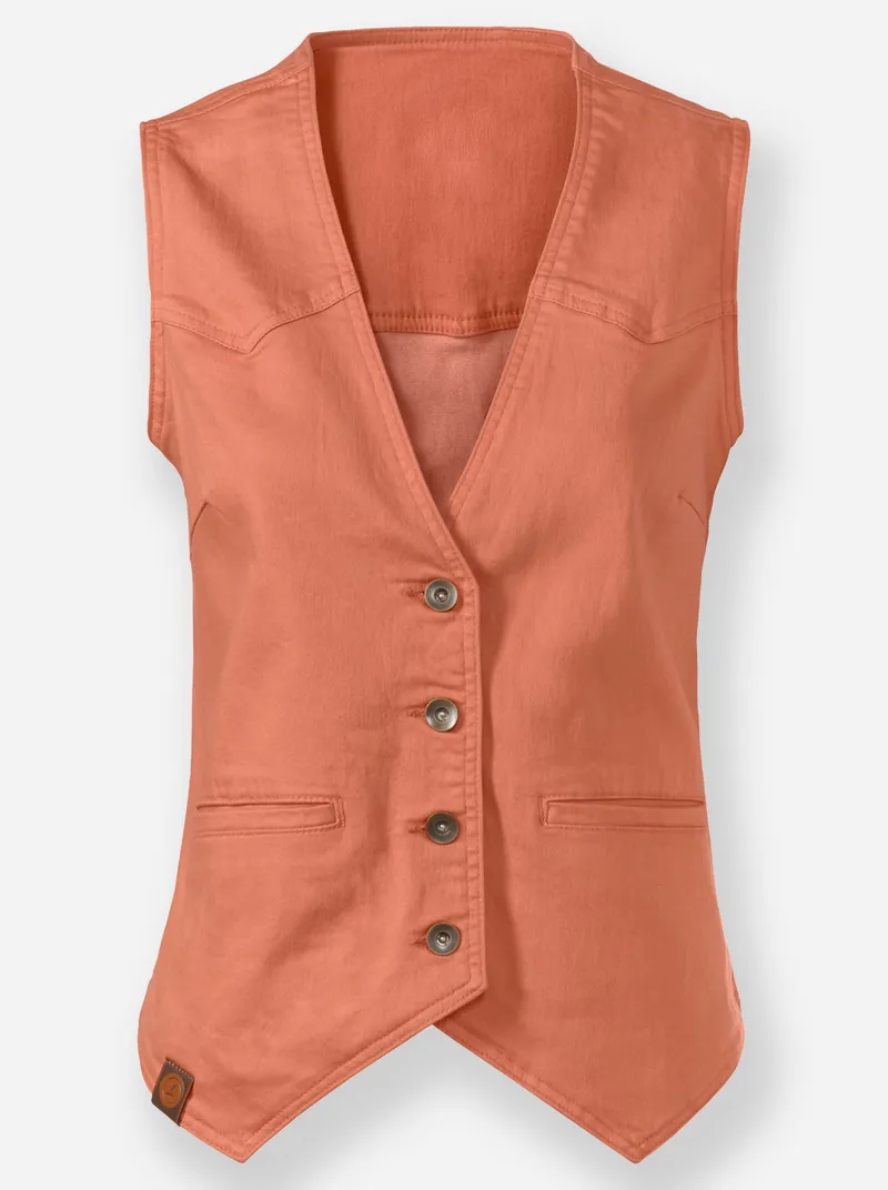 Witt Jeansweste, Papaya, – Produktbild 1 von 2