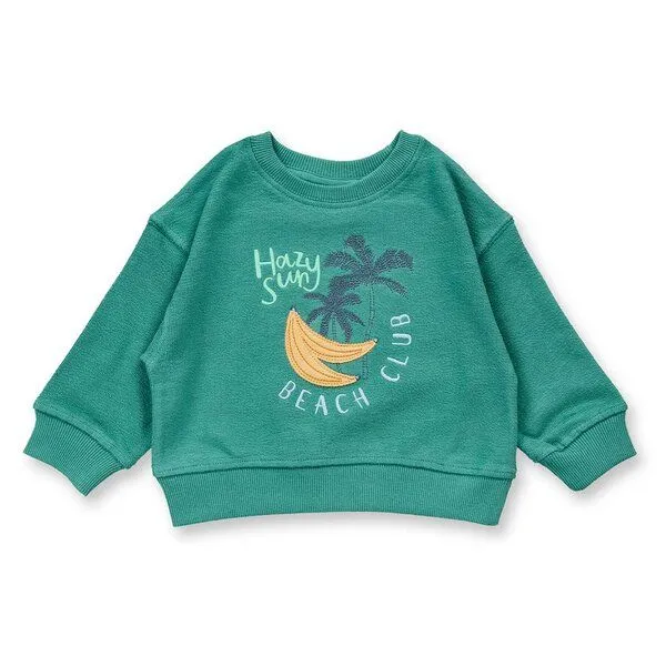 Sense Organics Sense Organics Baby Sweatshirt, Modell DARI, Bananen-druck, – Produktbild 1 von 3