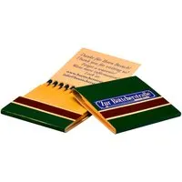 Streichholzbriefchen, 50 x 53mm, mit 4- farbigem Druck, Inhalt ca. 20 Hölzer – Produktbild 1 von 1
