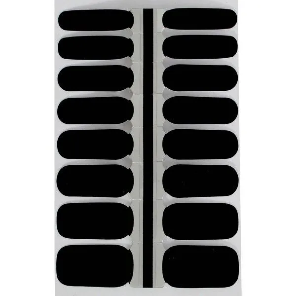 Vargu Vargu LAUED vegane Nagelfolien solid statement, Black goddess, – Produktbild 4 von 4