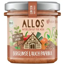 Allos Allos Brotaufstrich mit Berglinsen, Lauch & Paprika – Produktbild 1 von 1