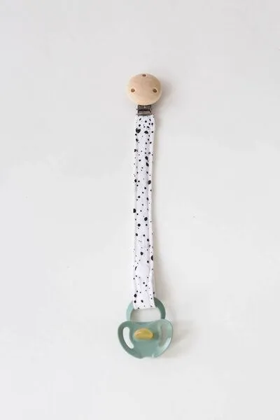 NoniKids Berlin Musselin Schnullerband in 11 Farben | NoniKids Berlin, Polka dots, – Produktbild 1 von 4