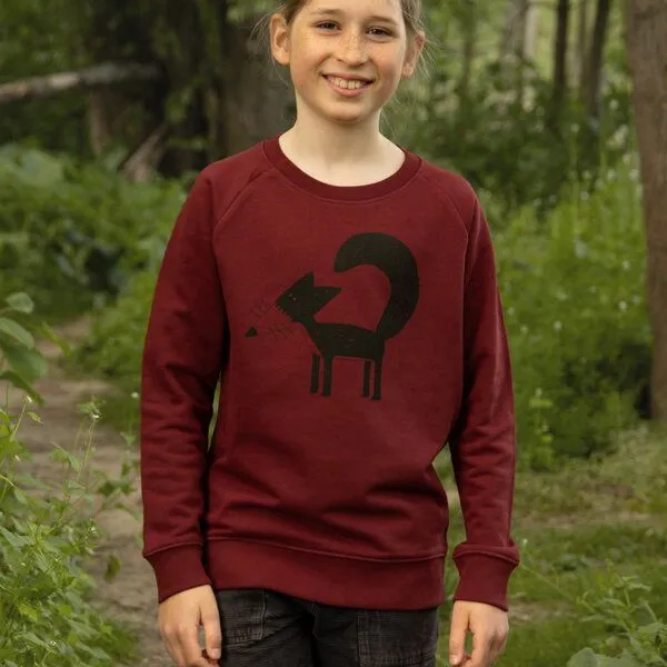 Cmig Cmig Franzi Fuchs Pulli für Kinder, Burgundy, – Produktbild 4 von 4