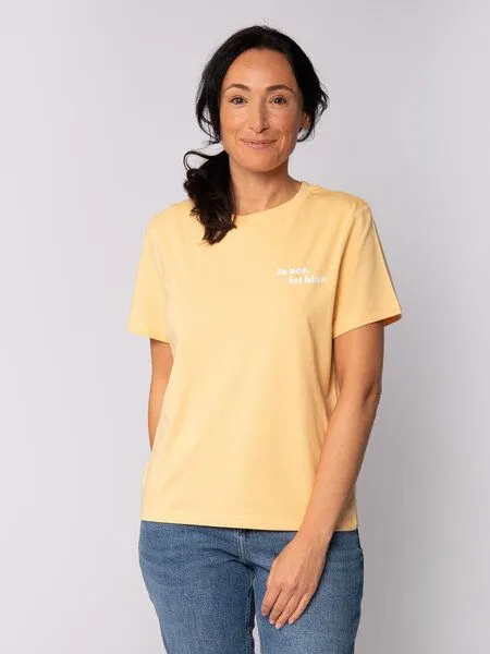 watapparel watapparel T-Shirt Frauen Ja nee ist klar, Nispero, – Produktbild 1 von 3