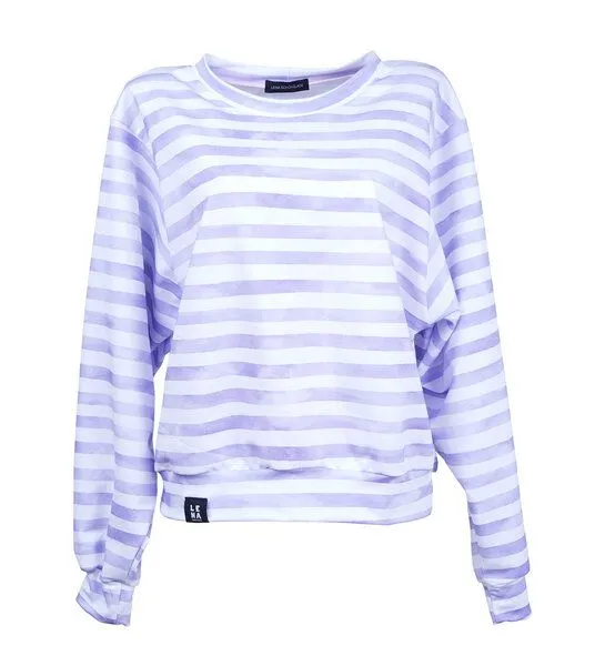 Lena Schokolade Lena Schokolade Sweater Pastell Stripes Bio, Rose (rosa), – Produktbild 2 von 2