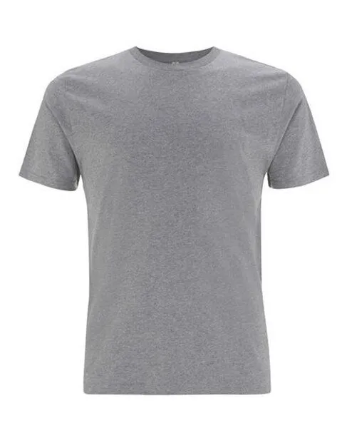 Earth Positive Earth Positive Unisex T-Shirt aus reiner Bio Baumwolle, Grau melange, – Produktbild 1 von 2
