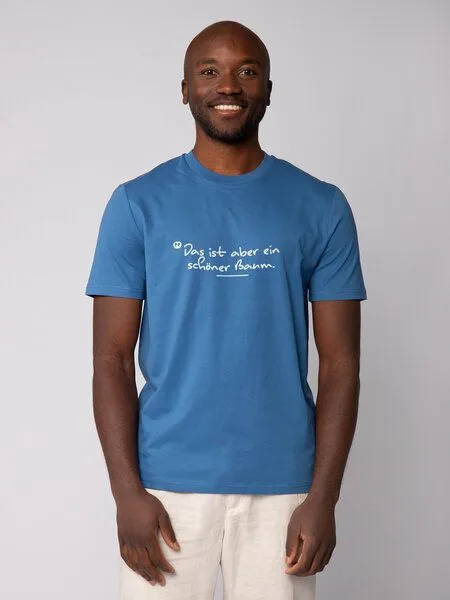 watapparel watapparel T-Shirt Unisex Das ist aber ein schöner Baum, Bright blue, – Produktbild 2 von 2