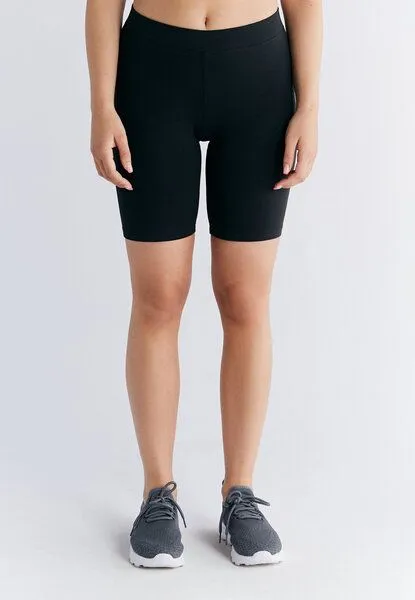 Leela Cotton Leela Cotton Damen Radlerhose Bio-Baumwolle 1417, Schwarz, – Produktbild 2 von 4