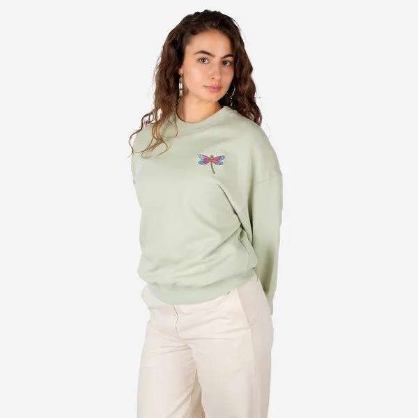 Iriedaily Iriedaily Libelle Crew, Light sage (grün), – Produktbild 3 von 3