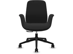 profim profim Bürodrehstuhl „ELLIE PRO“ mit Armlehnen, schwarz, Stoff: schwarz – Produktbild 1 von 1