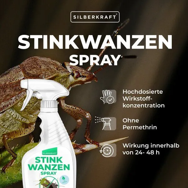Silberkraft Silberkraft Stinkwanzen Bekämpfung Spray 500 ml - gegen Schaben, Wanzen und andere Ungeziefer – Produktbild 2 von 4