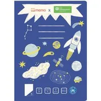 Memo memo x SOS-Kinderdörfer weltweit Schulheft DIN A4, 16 Blatt, Lin. 3 – Produktbild 1 von 1