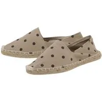 Japanwelt Espadrilles Japanwelt Espadrilles Classic Espadrilles Polka Dots Canvas Unix Gepunktete Sommer Slipper, Beige, – Produktbild 1 von 1