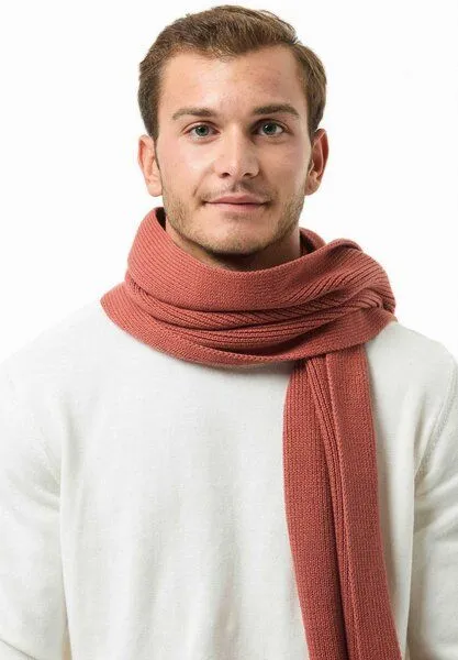 ORGANICATION ORGANICATION Unisex Strickschal aus Bio-Baumwolle, Cinnamon, – Produktbild 1 von 4