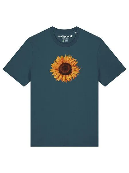 watapparel watapparel T-Shirt Unisex Sonnenblume, Stargazer, – Produktbild 2 von 3