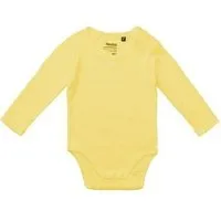 Neutral Neutral® Baby Wickelbody Strampler Langarm, Dusty yellow, – Produktbild 1 von 1