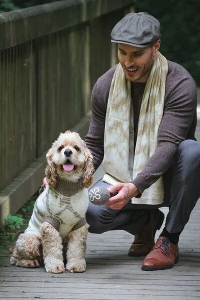 Wooliie Wooliie Sand Vibe Hundepullover aus 100 % Merinowolle – Produktbild 3 von 4