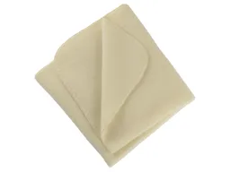 Engel natur Engel Natur Babydecke mit Muschelkante Bio-Merinowolle Fleece natur Maße 80 x 100 cm – Produktbild 1 von 1