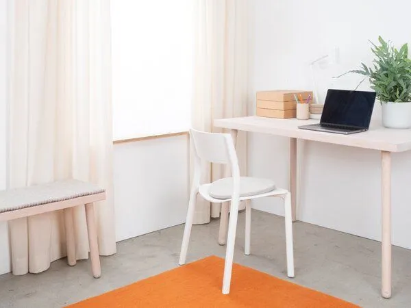 myfelt myfelt Flachfilz Sitzauflage (⌀ 36 cm, 36 x 36 cm), Hellgrau (aven), – Produktbild 4 von 4