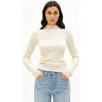 ARMEDANGELS ARMEDANGELS ALAANIA Damen Pullover Slim Fit aus Bio-Baumwolle, Ivy green (grün), – Produktbild 2 von 2