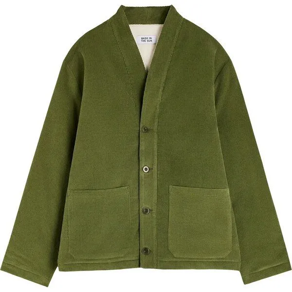 Bask in the Sun BASK IN THE SUN AKARI Jacket - wattiert - Biobaumwolle - Olive – Produktbild 1 von 4