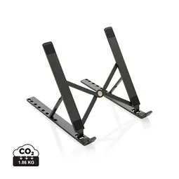 XD XCLUSIVE Terra universeller Laptop-/Tablet-Ständer aus RCS Aluminium, grau – Produktbild 1 von 1
