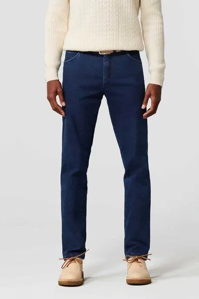 Meyer MEYER Performance Denim Super-Stretch, Blau (blue stone), – Produktbild 1 von 4