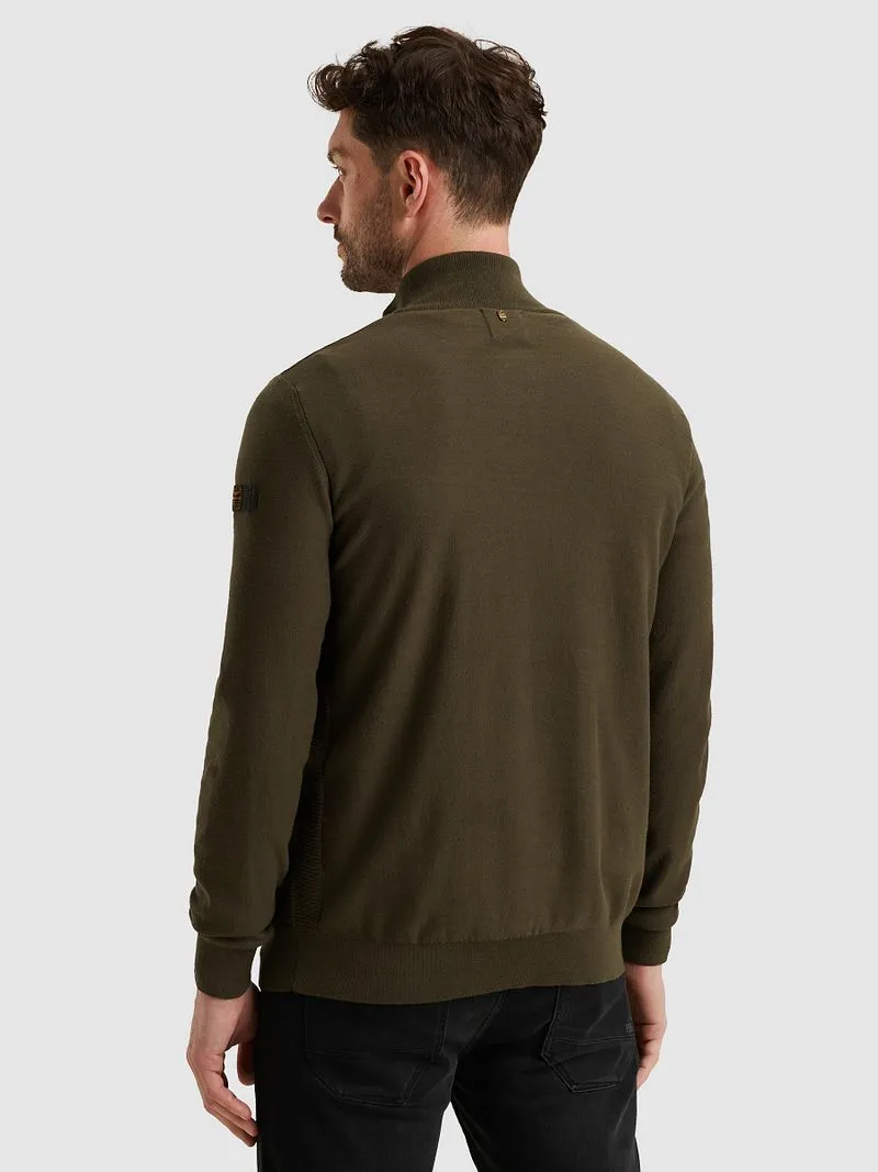 PME Legend PME Legend Half Zip Sweater Beluga Grün - Größe XXL, Dunkelgrün, – Produktbild 5 von 5
