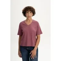 MELA V-Neck T-Shirt Style ANKITA | von MELA | Fairtrade & GOTS zertifiziert, Marmelade melange, – Produktbild 1 von 1